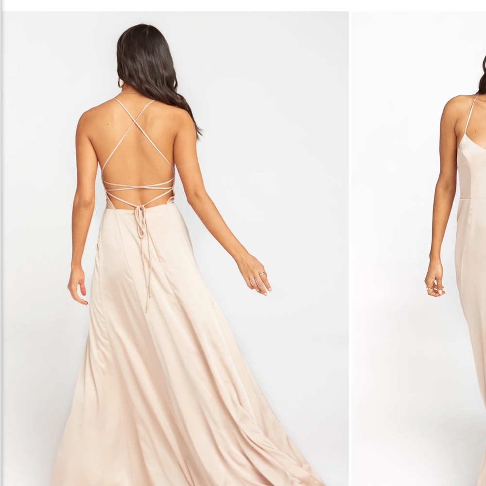 Show me your mumu goddess dress in champagne
